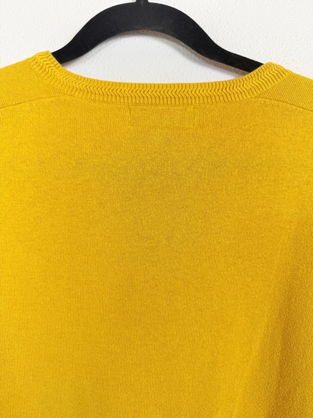 Banana Republic Mustard Cardigan Size Small Cashmere Blend Button Front - Picture 12 of 16